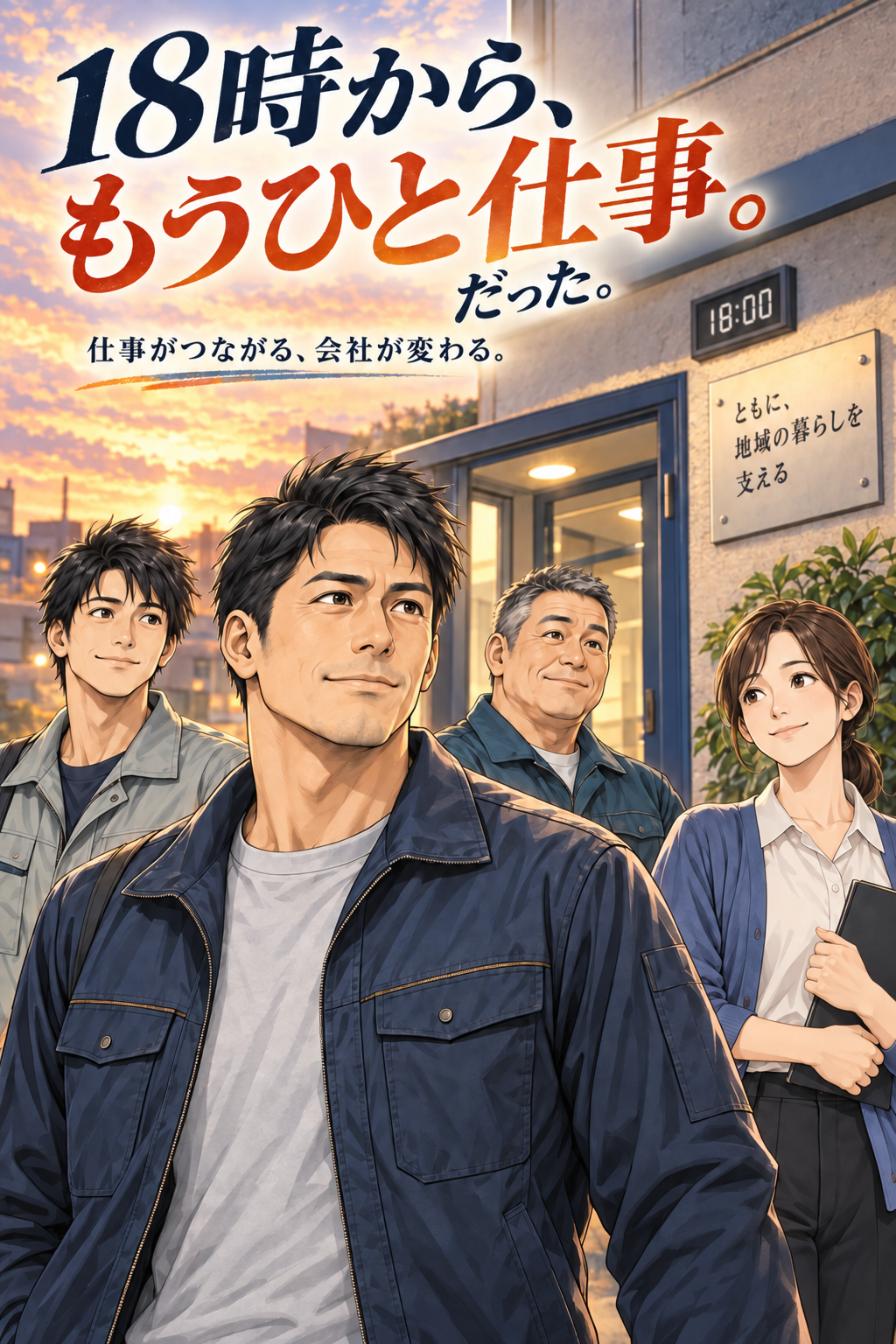 表紙。仕事がつながる、会社が変わる。